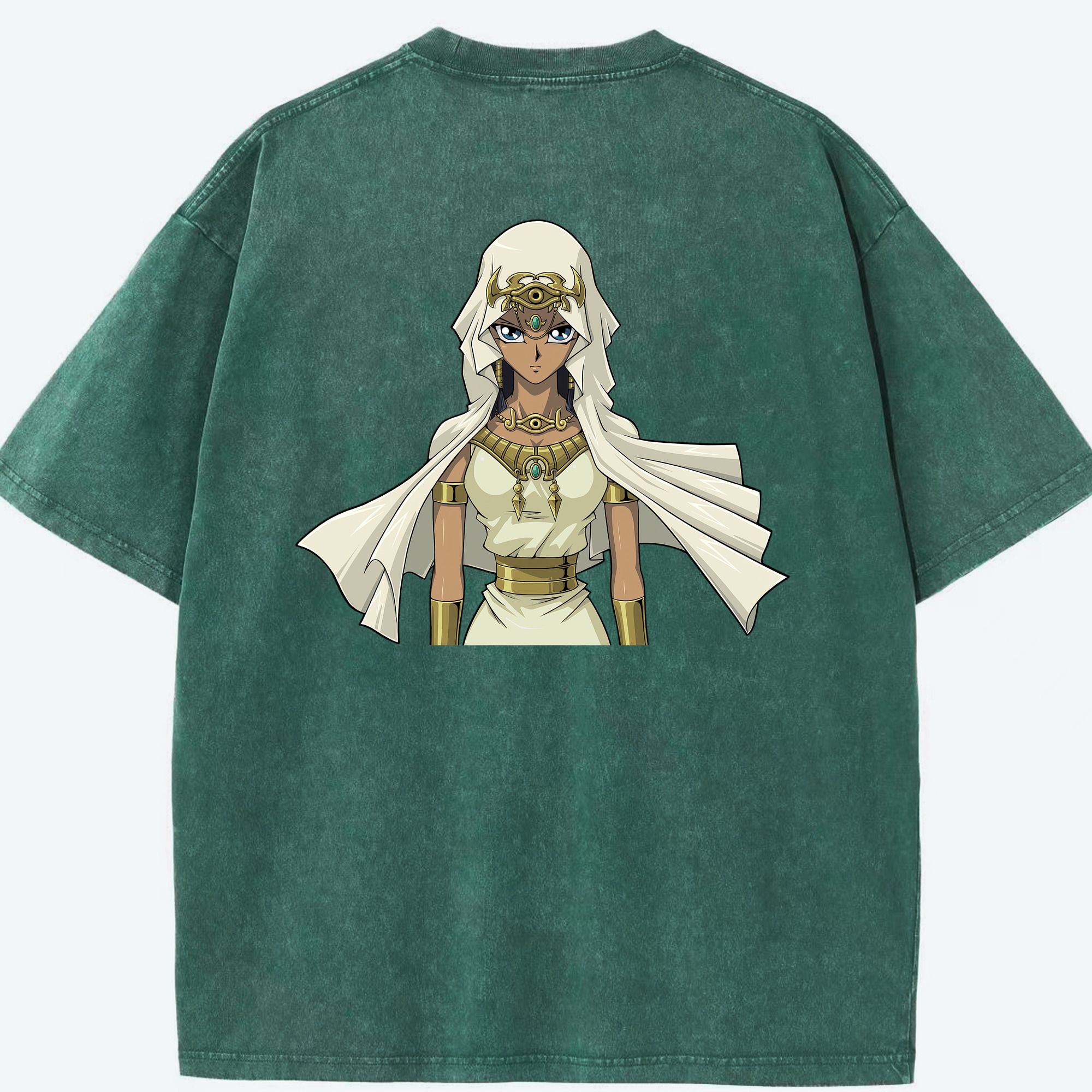 （画像用） 遊☆戯☆王 Yu-Gi-Oh! 綿100% ヴィンテージ風 半袖Tシャツ（背面プリント）